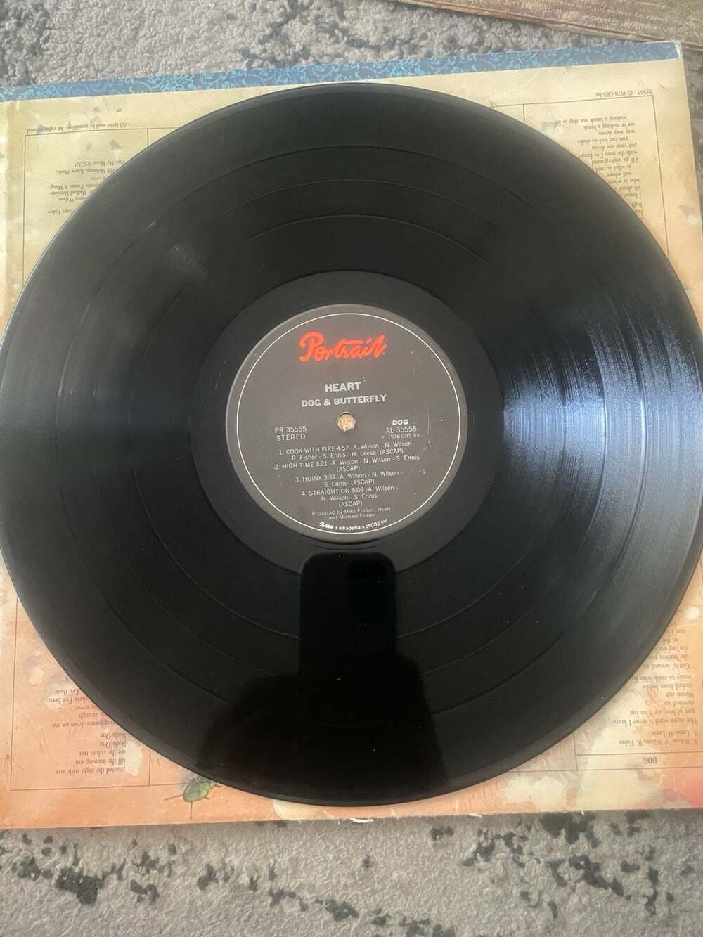 Heart - Dog & Butterfly / Little Queen Vintage Vinyl LP Records Lot - Picture 5 of 8